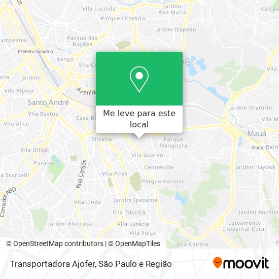 Transportadora Ajofer mapa