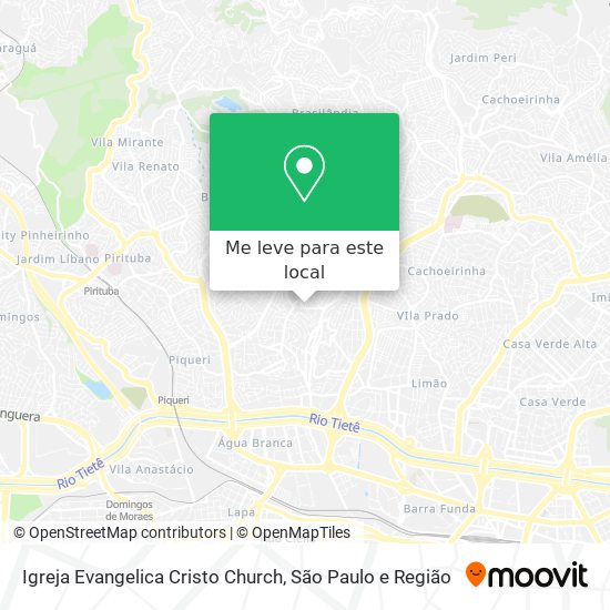 Igreja Evangelica Cristo Church mapa