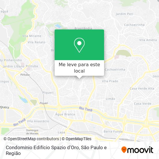 Condomínio Edifício Spazio d'Oro mapa