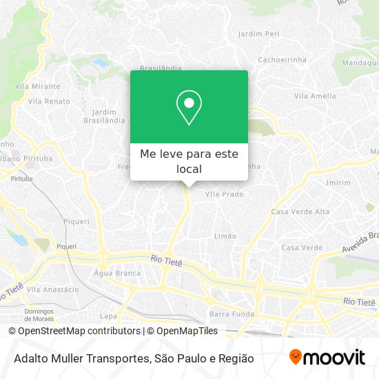 Adalto Muller Transportes mapa