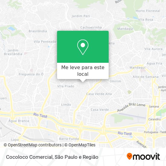 Cocoloco Comercial mapa