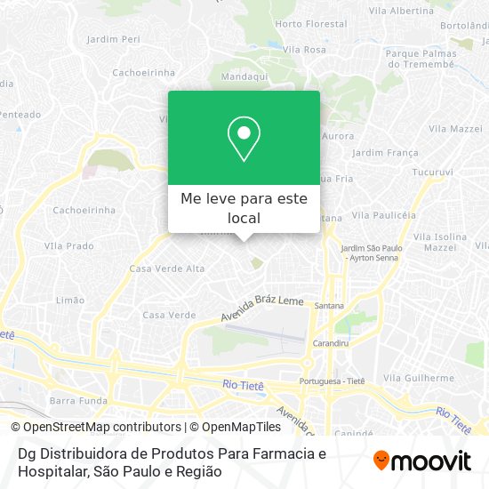 Dg Distribuidora de Produtos Para Farmacia e Hospitalar mapa