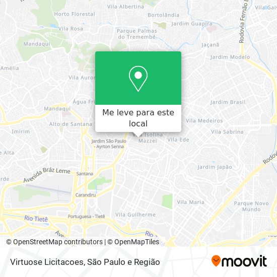 Virtuose Licitacoes mapa