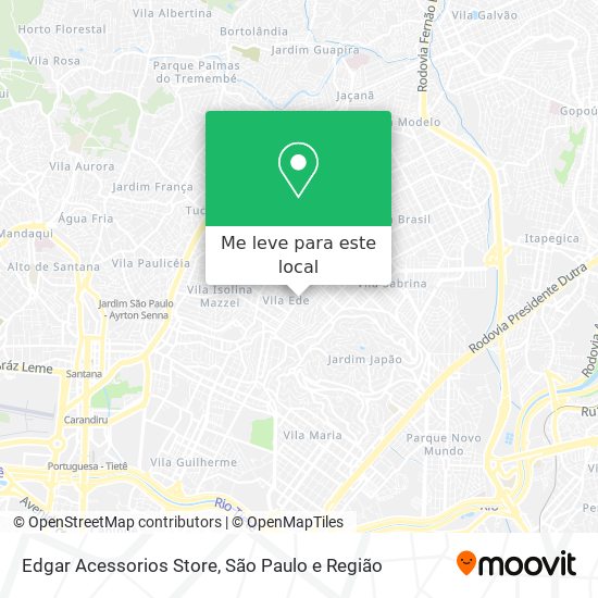 Edgar Acessorios Store mapa