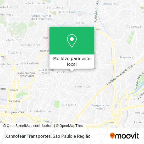 Xannofear Transportes mapa