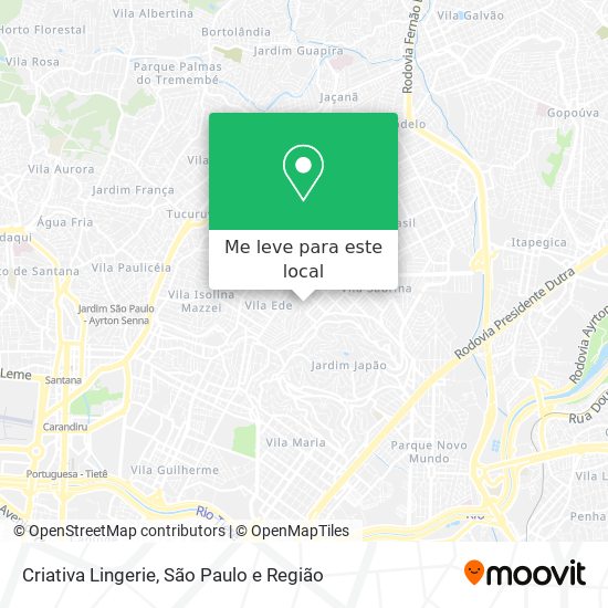 Criativa Lingerie mapa