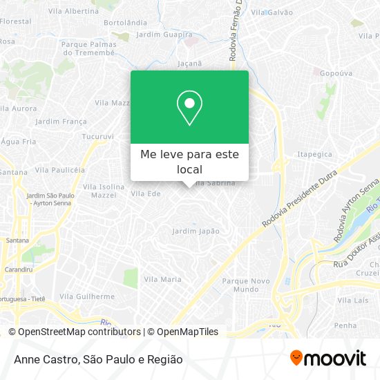 Anne Castro mapa