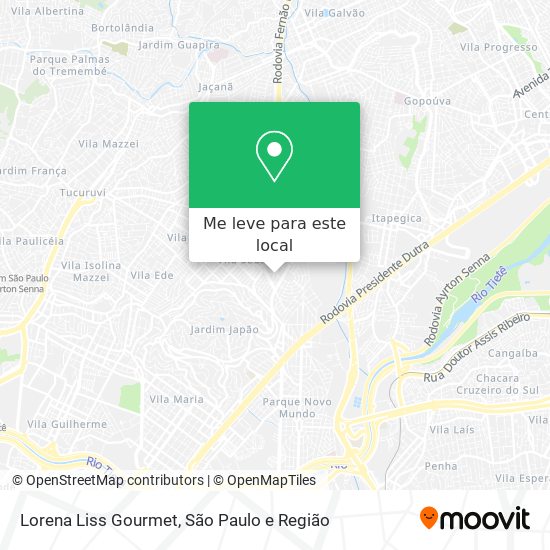 Lorena Liss Gourmet mapa
