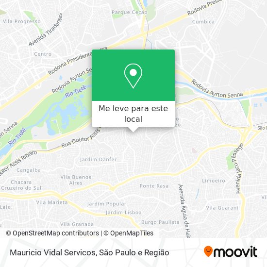 Mauricio Vidal Servicos mapa