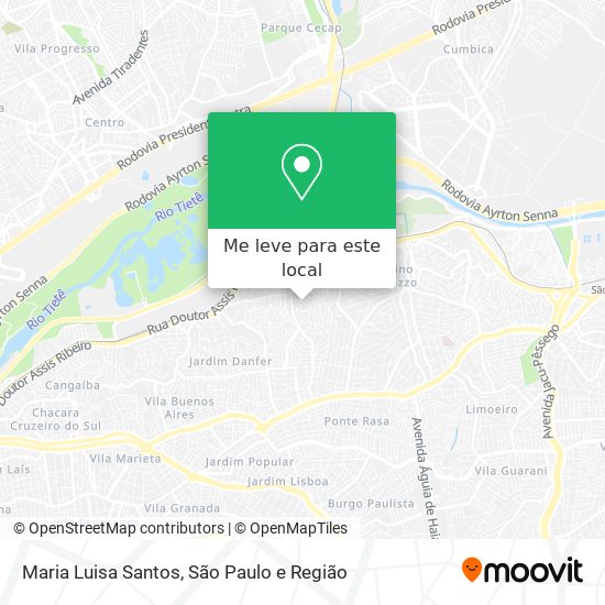 Maria Luisa Santos mapa