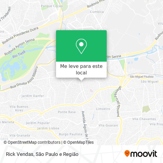 Rick Vendas mapa