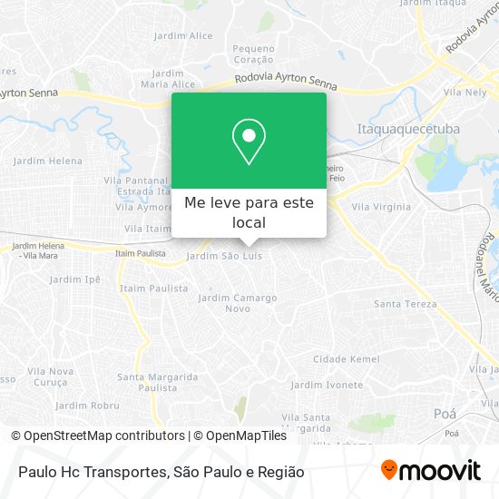 Paulo Hc Transportes mapa