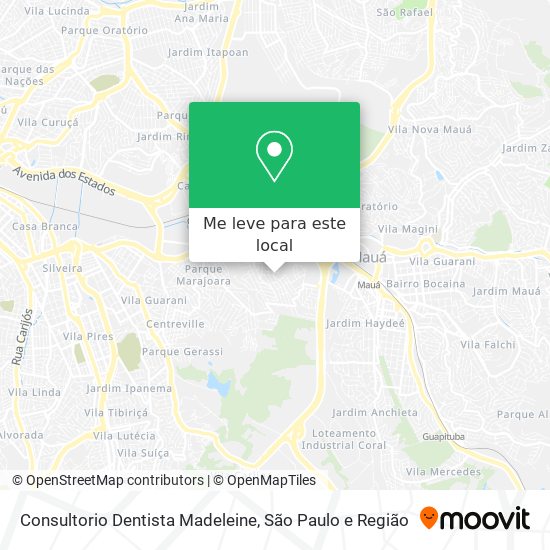 Consultorio Dentista Madeleine mapa