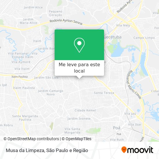 Musa da Limpeza mapa