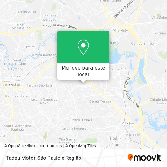 Tadeu Motor mapa