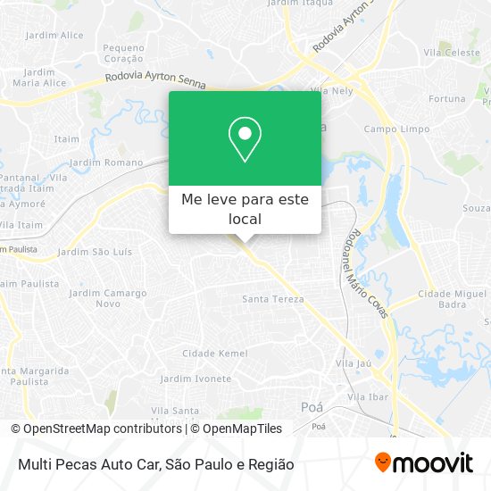 Multi Pecas Auto Car mapa