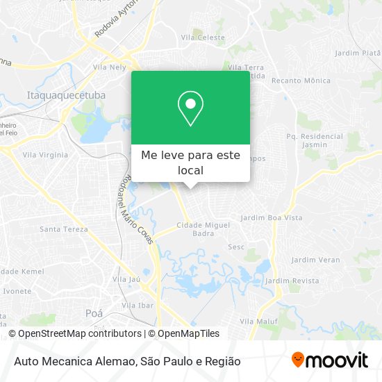 Auto Mecanica Alemao mapa