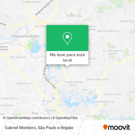 Gabriel Monteiro mapa