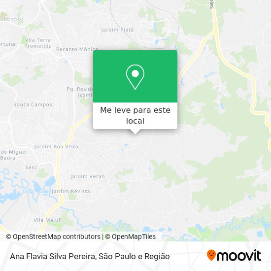 Ana Flavia Silva Pereira mapa