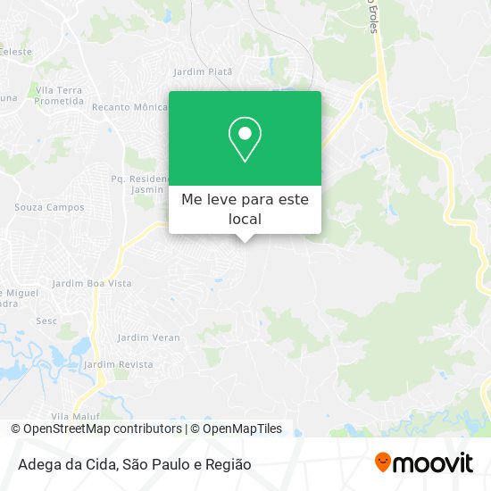 Adega da Cida mapa