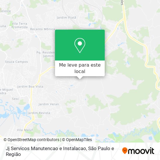 Jj Servicos Manutencao e Instalacao mapa
