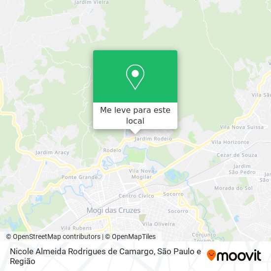 Nicole Almeida Rodrigues de Camargo mapa
