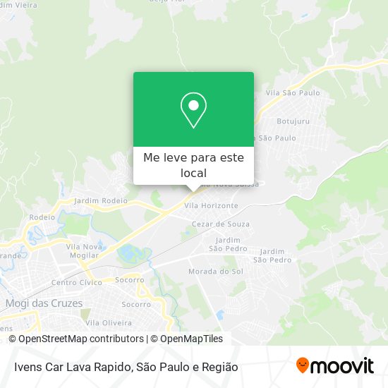 Ivens Car Lava Rapido mapa