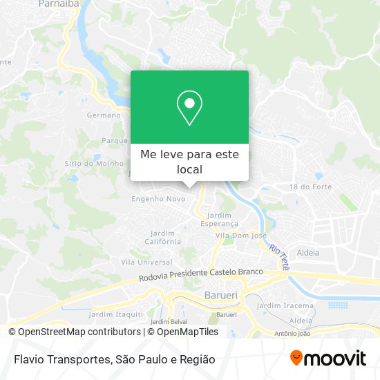 Flavio Transportes mapa