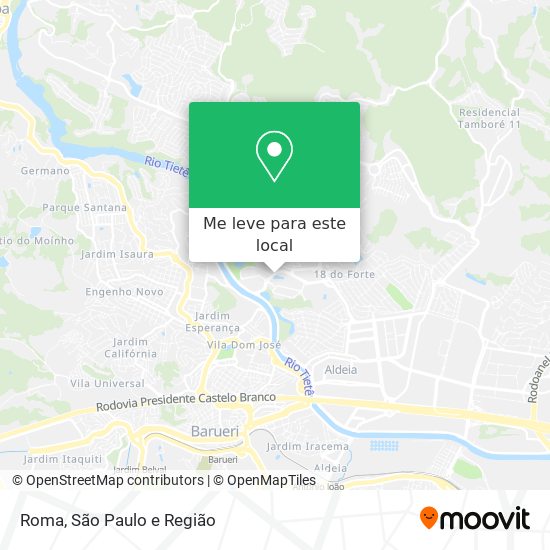 Roma mapa