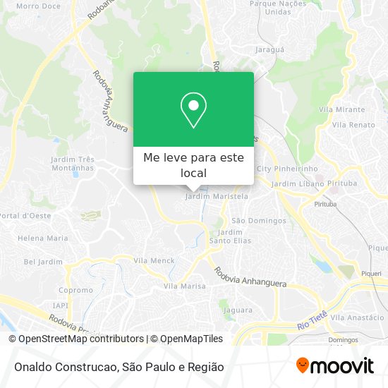 Onaldo Construcao mapa