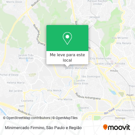 Minimercado Firmino mapa