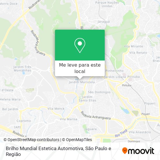 Brilho Mundial Estetica Automotiva mapa