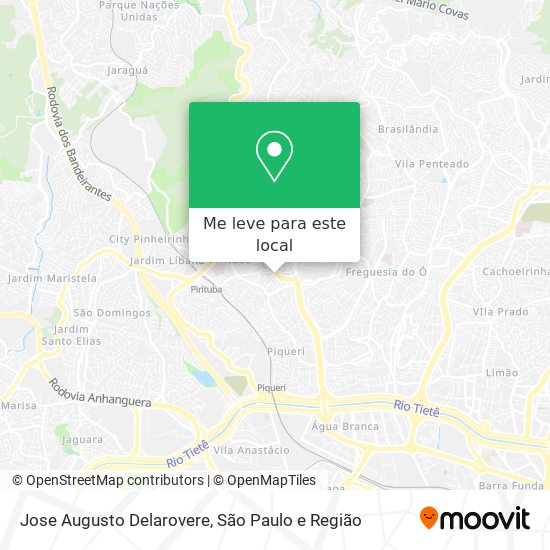 Jose Augusto Delarovere mapa