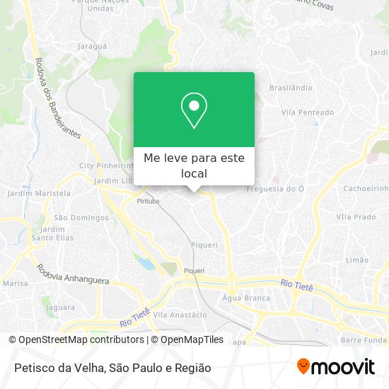 Petisco da Velha mapa
