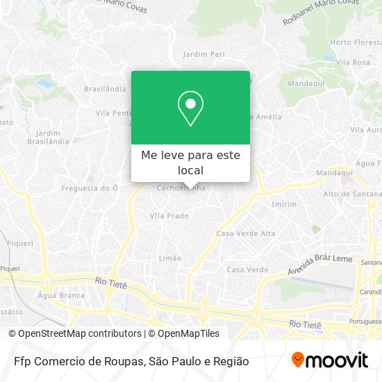 Ffp Comercio de Roupas mapa