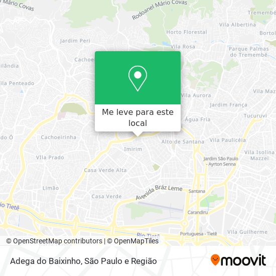 Adega do Baixinho mapa