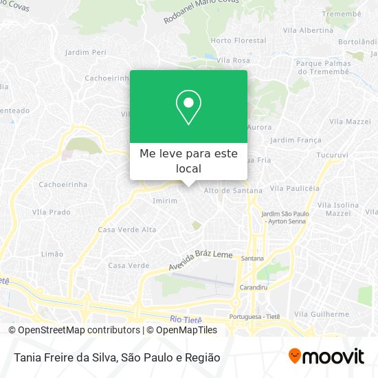 Tania Freire da Silva mapa