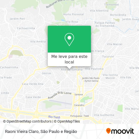 Raoni Vieira Claro mapa