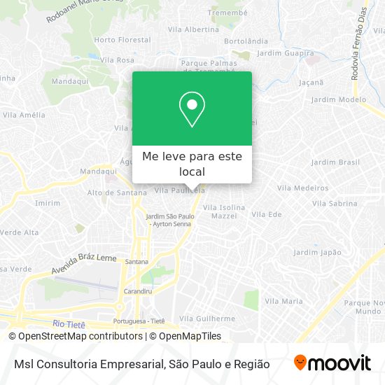 Msl Consultoria Empresarial mapa