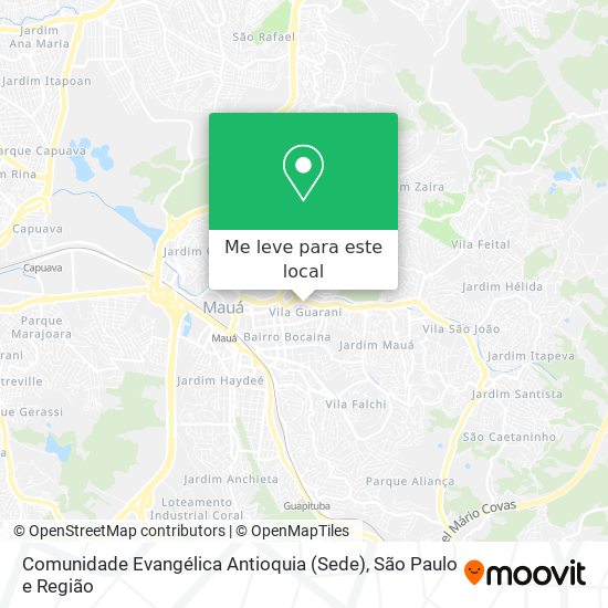 Comunidade Evangélica Antioquia (Sede) mapa