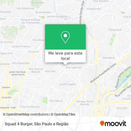 Squad 4 Burger mapa