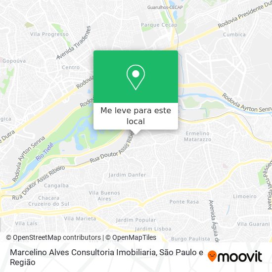 Marcelino Alves Consultoria Imobiliaria mapa