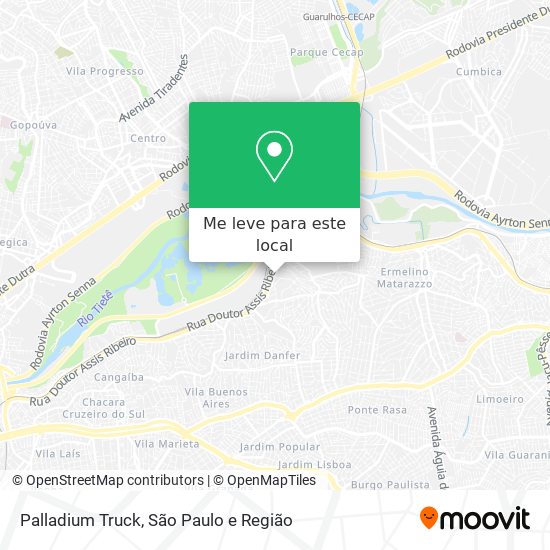 Palladium Truck mapa