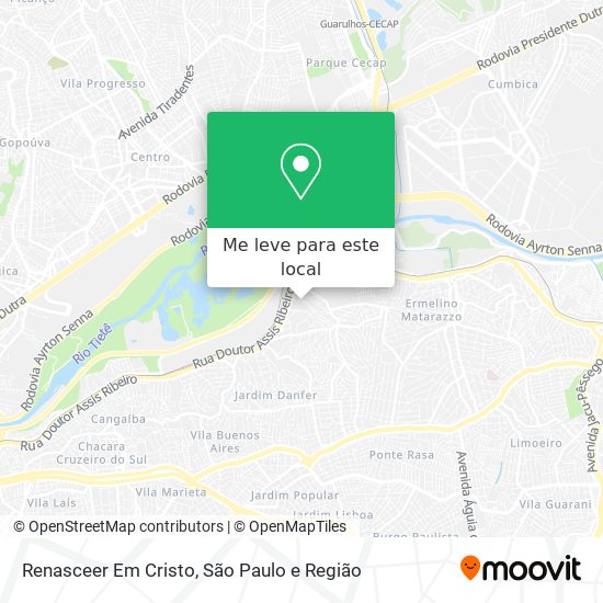 Renasceer Em Cristo mapa