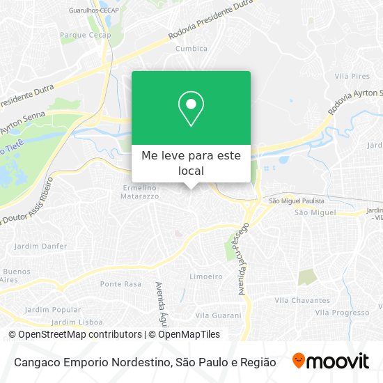 Cangaco Emporio Nordestino mapa
