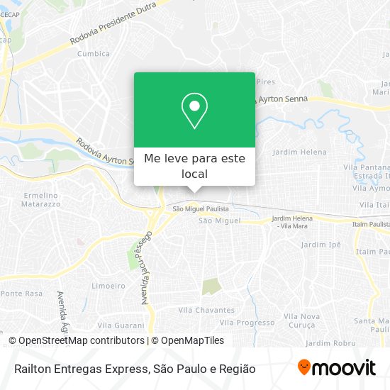 Railton Entregas Express mapa