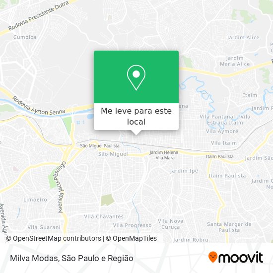Milva Modas mapa