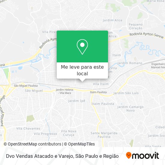Dvo Vendas Atacado e Varejo mapa