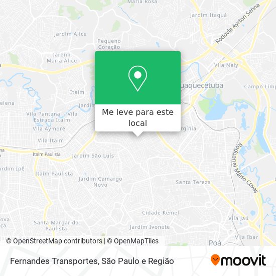 Fernandes Transportes mapa