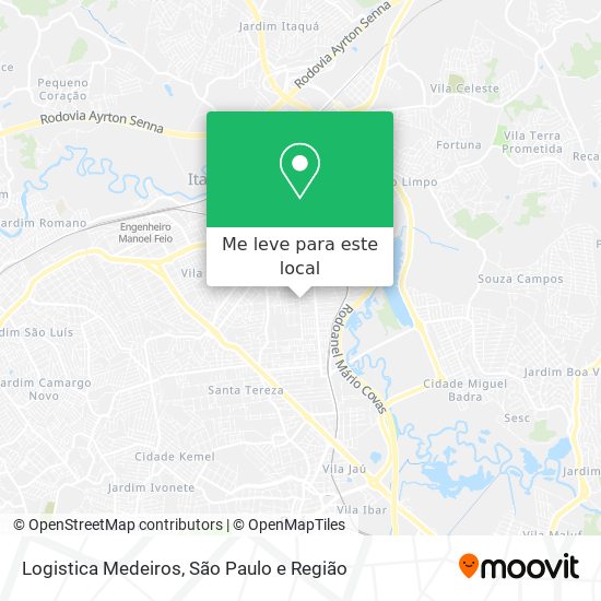 Logistica Medeiros mapa